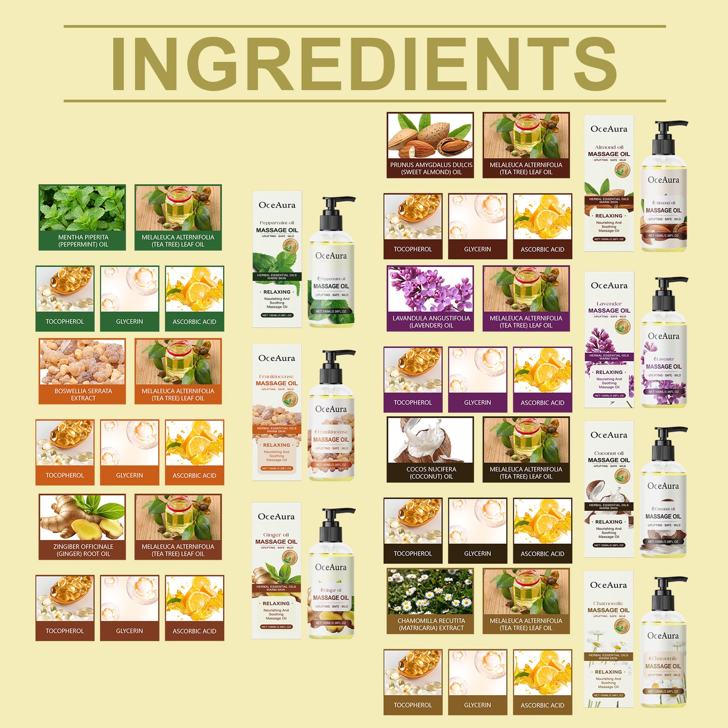 Amande Body Essential Huile Hydratante And Moisturizing Body Moisturizing Massage Essential Oil