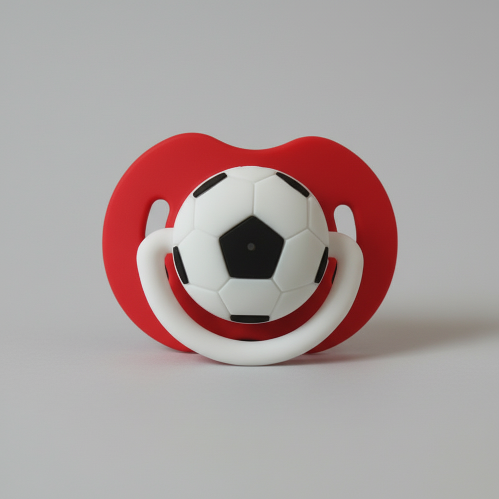 Sucette tétine ballon de foot (soccer)