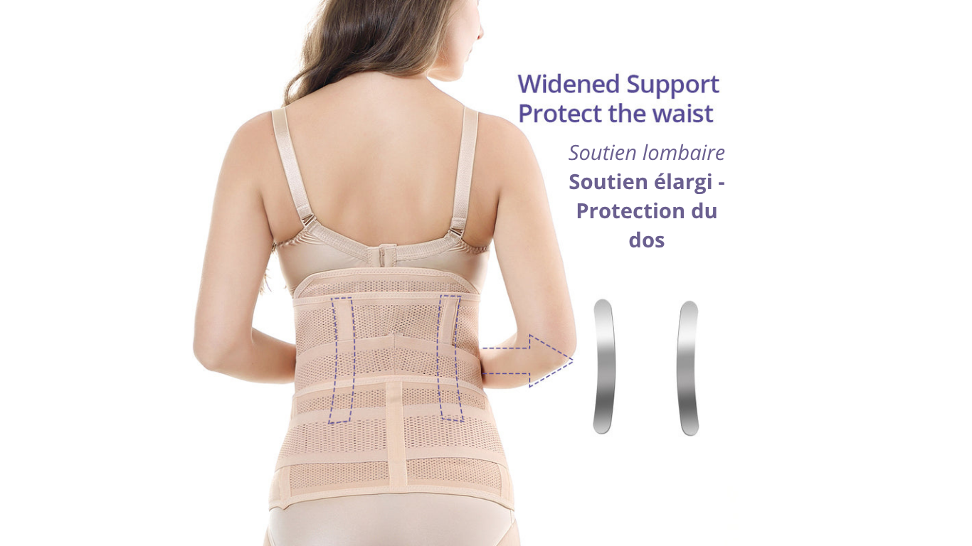Ceinture Abdominale Post Partum de réparation corporel
